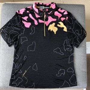 Like new! - JAMIE SADOCK 1/4 Zip Embellished Golf Polo Shirt